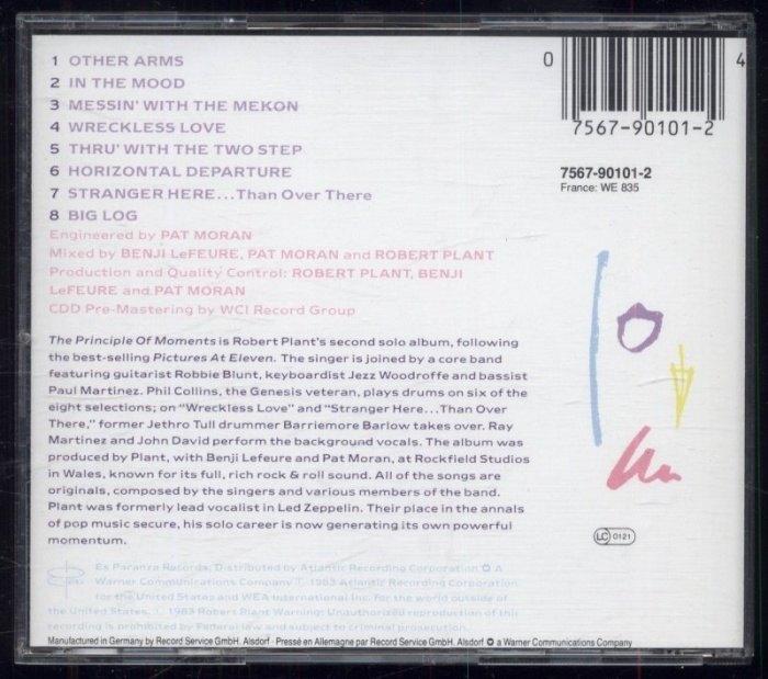 Robert Plant - The Principle Of Moments (CD)