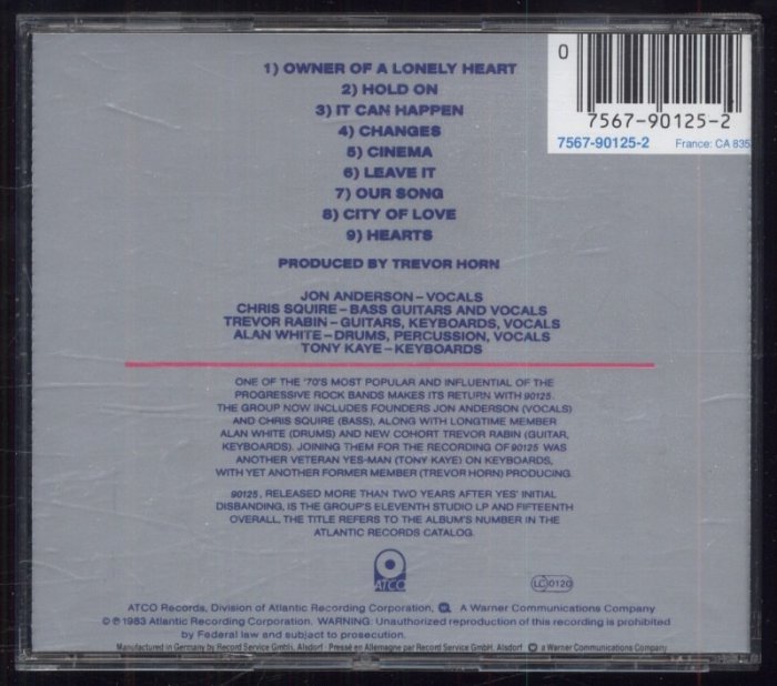 Yes - 90125 (CD)