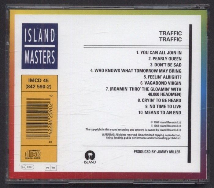 Traffic - Traffic (CD)