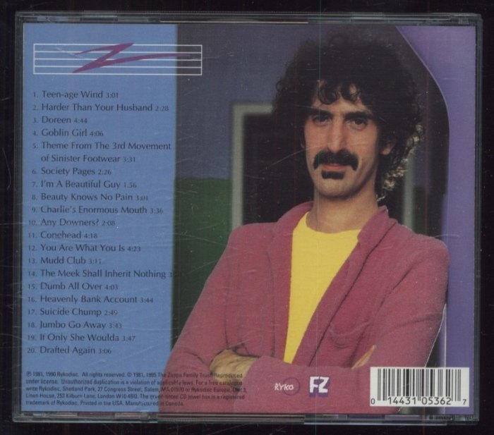 Frank Zappa - You Are What You Is (CD)