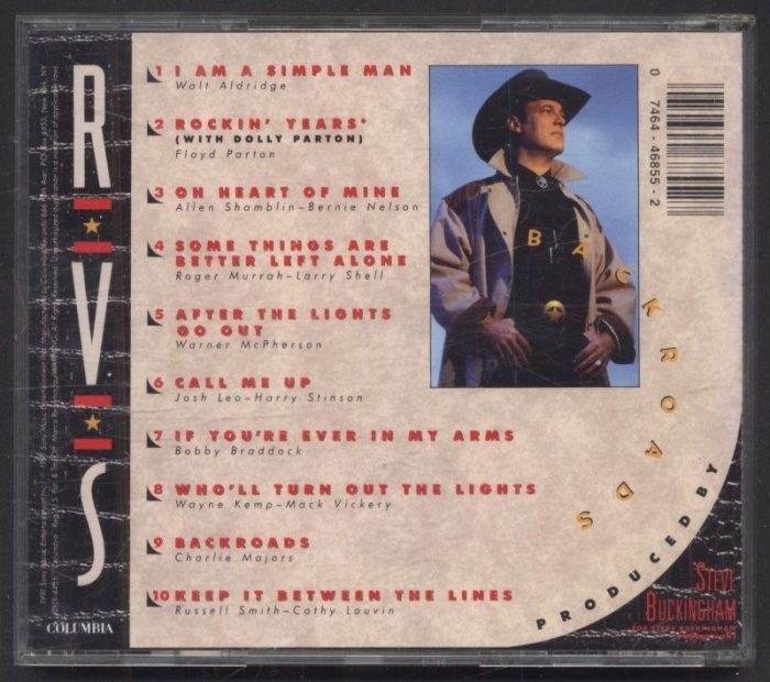 Ricky Van Shelton - Backroads (CD)