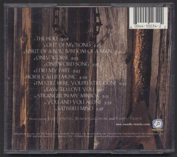 Randy Travis - You And You Alone (CD)