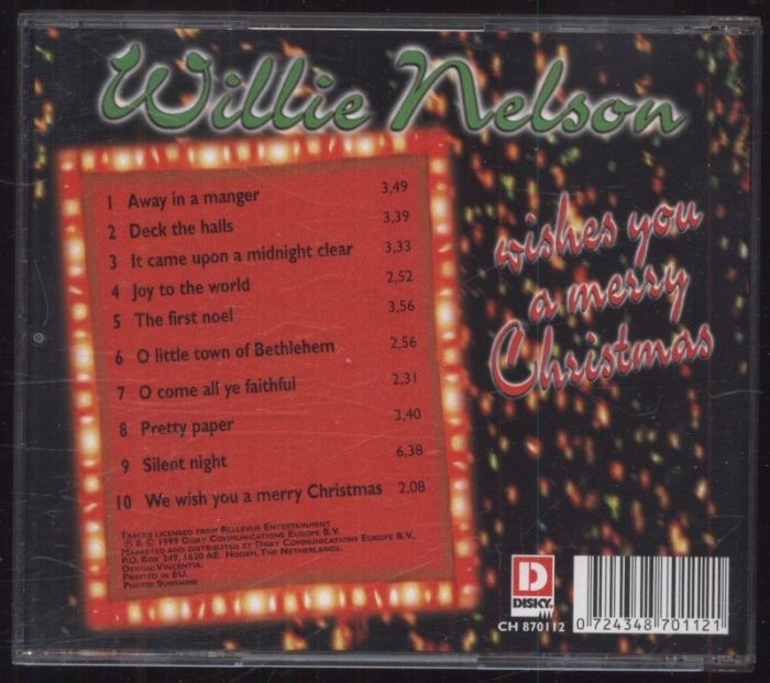 Willie Nelson - Willie Nelson Wishes You A Merry Christmas (CD)