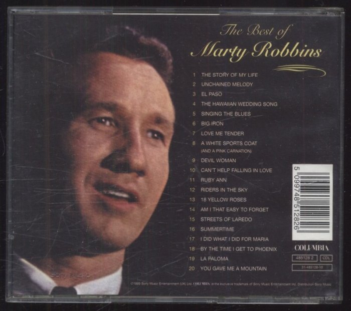 Marty Robbins - The Best Of Marty Robbins (CD)