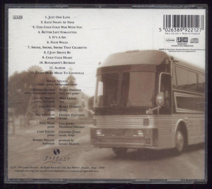 Willie Nelson - Just One Love (CD)