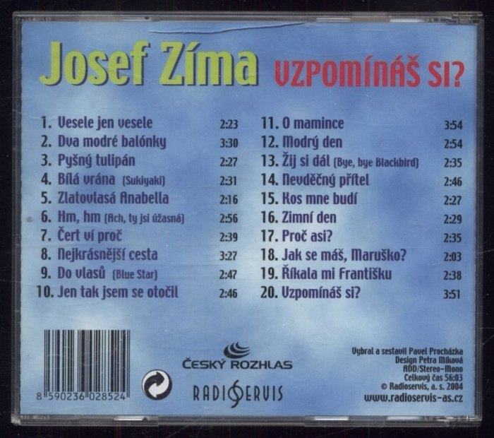 Josef Zíma - Vzpomínáš si? (CD)