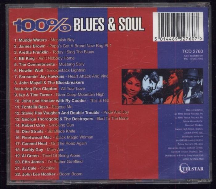 Various - 100% Blues & Soul (CD)