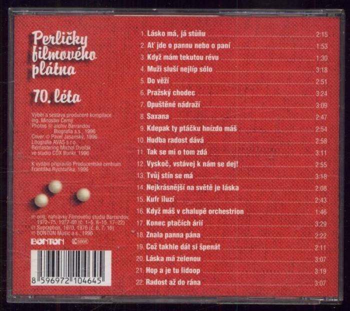 Various - Perličky filmového plátna 70. léta (CD)