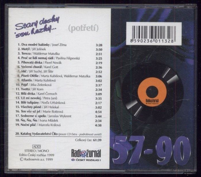 Various - Starý desky 'sou hezký... 57/90 (potřetí) (CD)