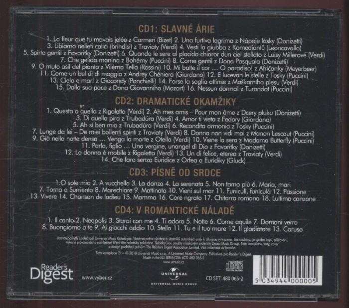 Luciano Pavarotti - Zlatá kolekce (4CD)