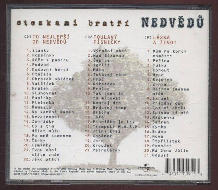 Nedvědi - Stezkami bratří Nedvědů (3CD)