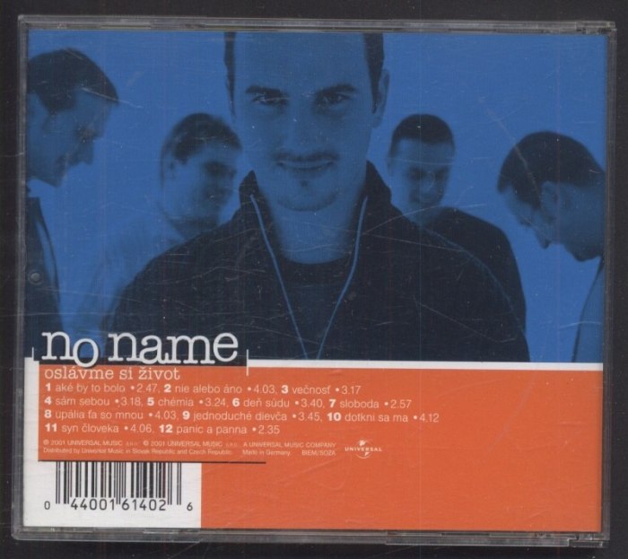 No name - Oslávme si život (CD)