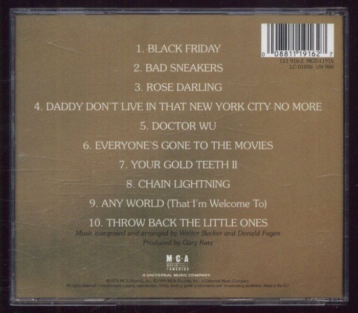 Steely Dan - Katy Lied (CD)