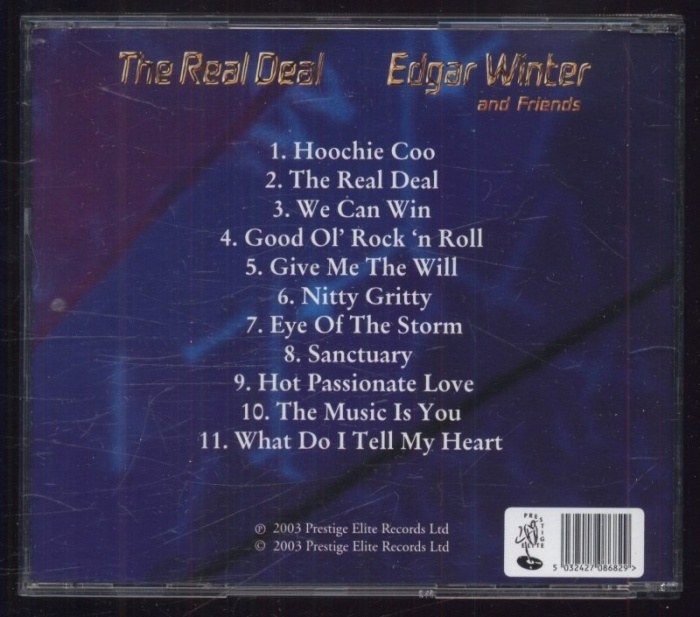 Edgar Winter & Friends - The Real Deal (CD)
