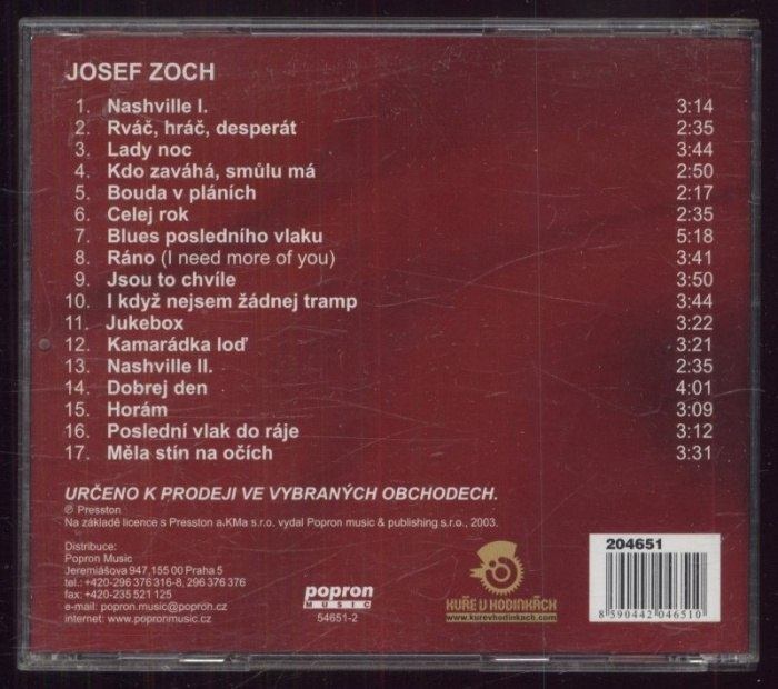 Josef Zoch - Gold (CD)