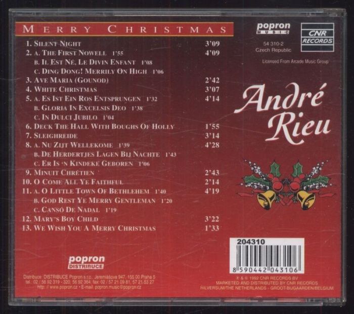André Rieu - Merry Christmas (CD)