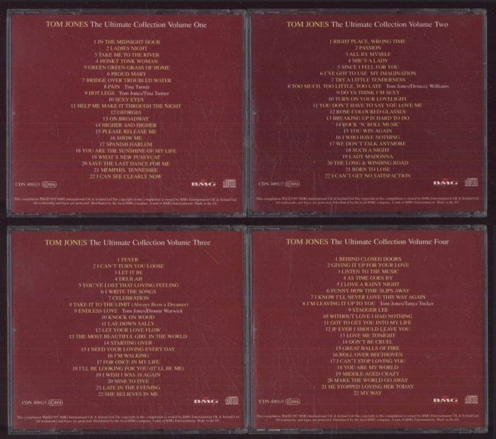 Tom Jones - The Ultimate Collection (4CD)