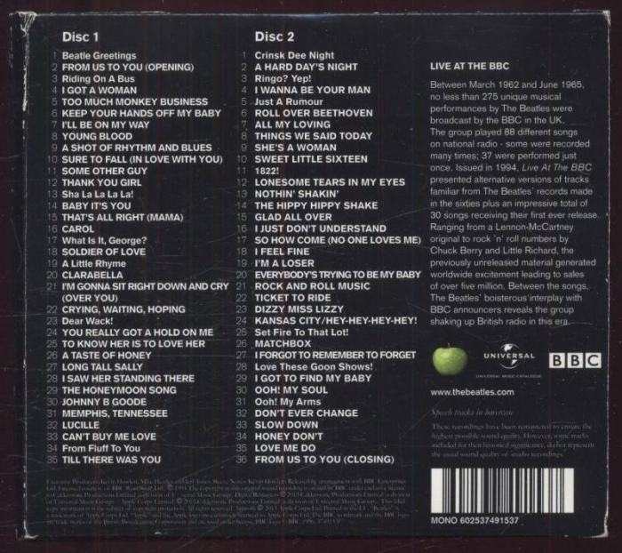 The Beatles - Live At The BBC (2CD)