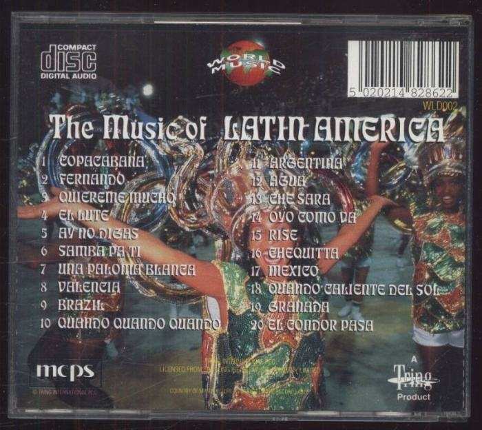 Unknown Artist - The Music Of Latin America (CD)