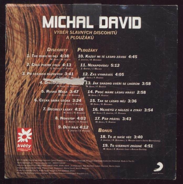 Michal David - Výběr slavných discohitů a ploužáků (CD)