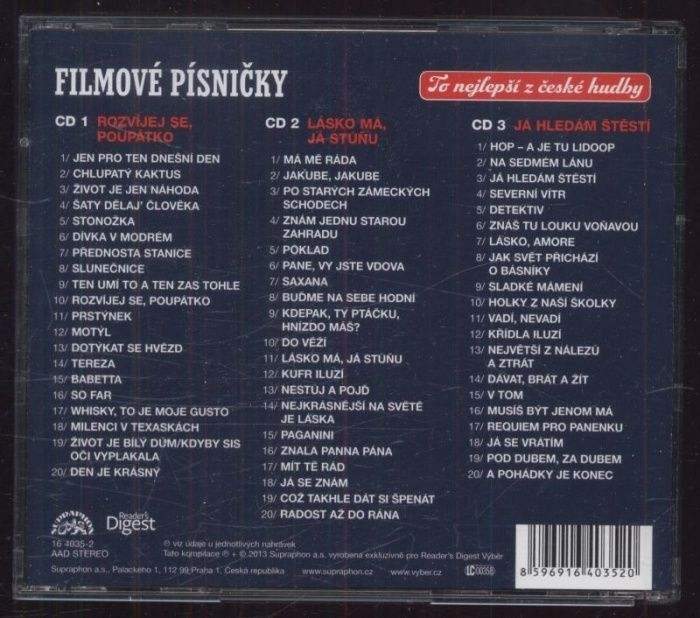 Various - Filmové písničky (3CD)