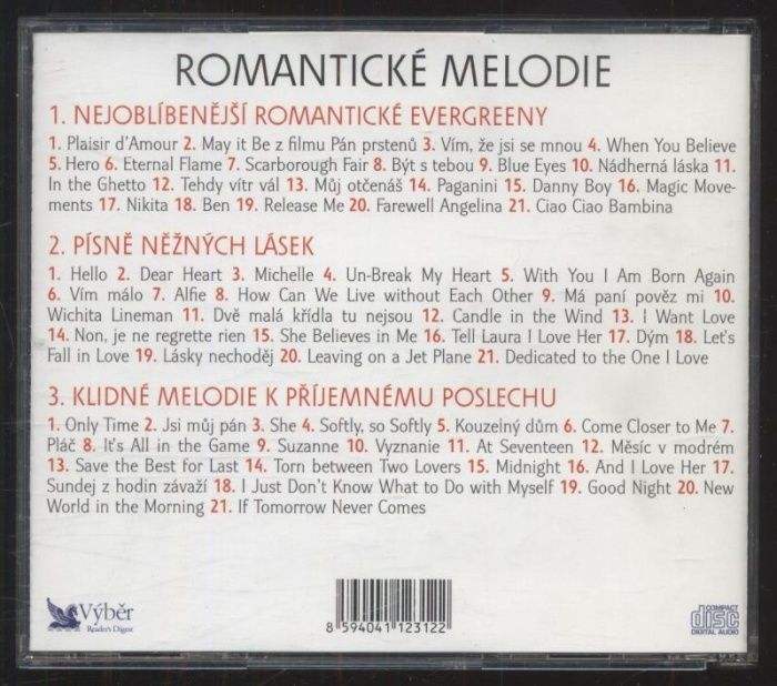 Various - Romantické melodie (3CD)