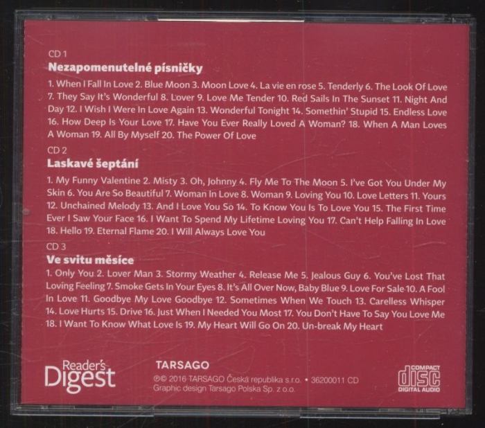 Various - Písně o lásce (3CD)