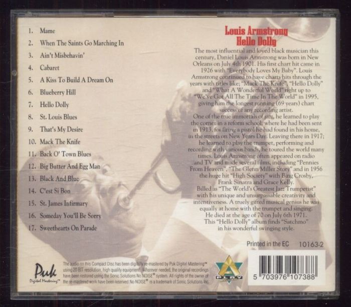 Louis Armstrong - Hello Dolly (CD)