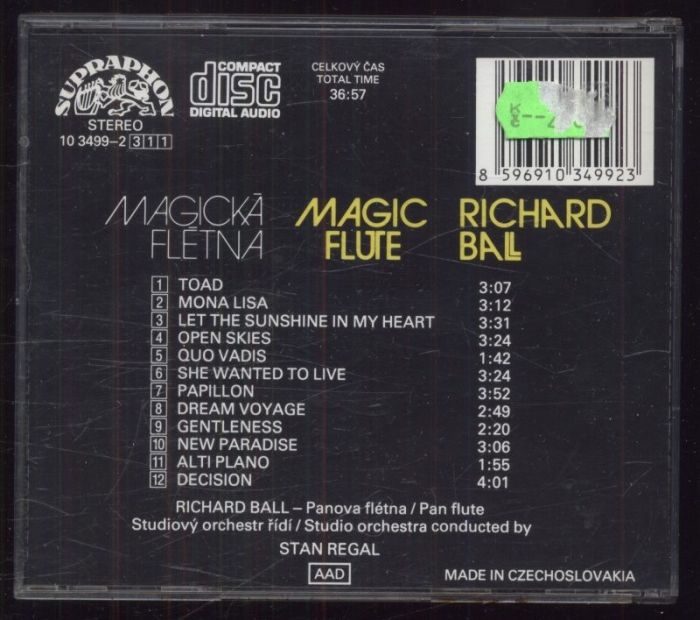 Richard Ball - Magická flétna / Magic Flute (CD)