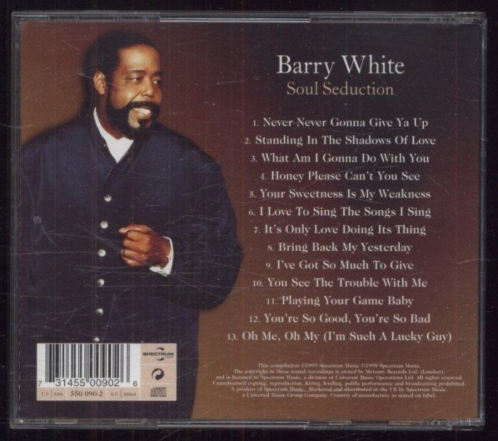 Barry White - Soul Seduction (CD)