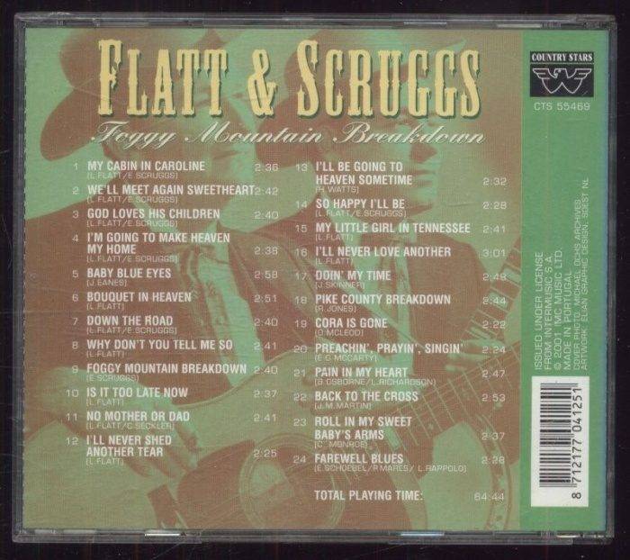 Flatt & Scruggs - Foggy Mountain Breakdown (CD)