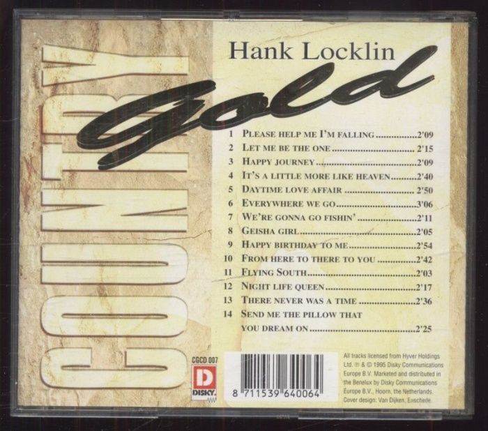 Hank Locklin - Country Gold (CD)