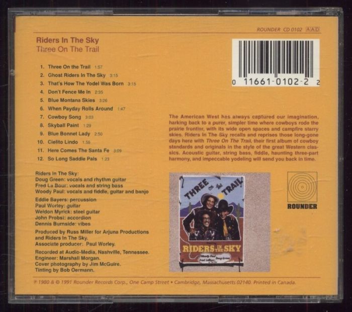 Riders In The Sky - Three On The Trail (CD)
