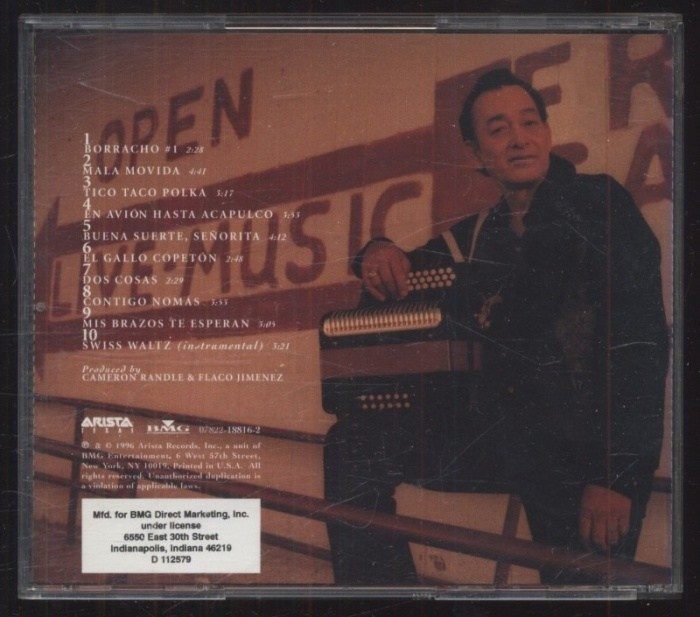 Flaco Jiménez - Buena Suerte, Senorita (CD)