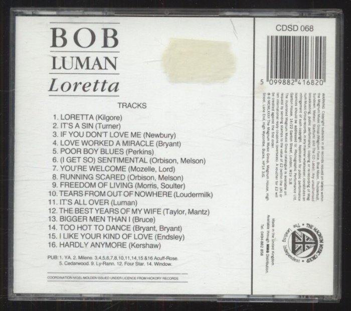 Bob Luman - Loretta (CD)