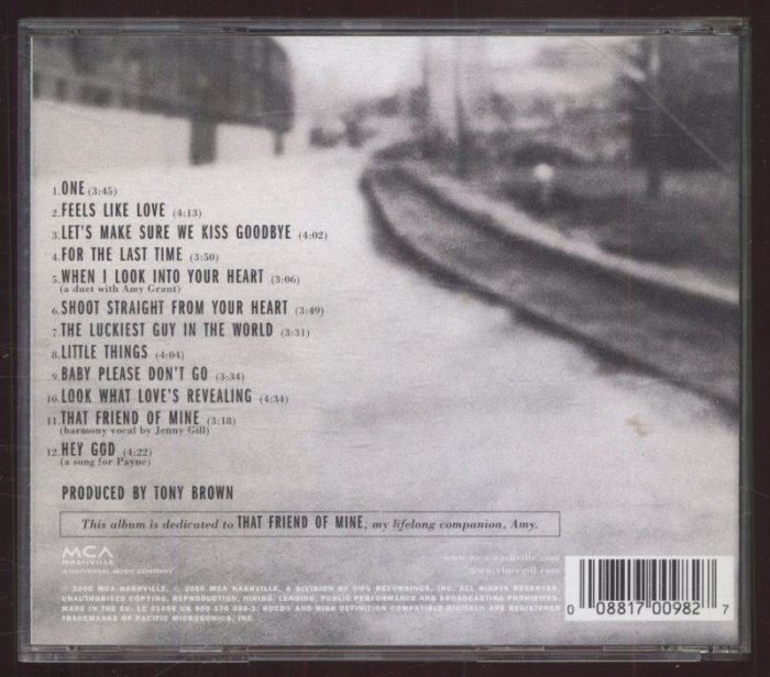 Vince Gill - Let's Make Sure We Kiss Goodbye (CD)