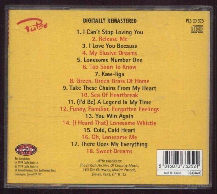 Don Gibson - Famous Country Music Makers (CD)