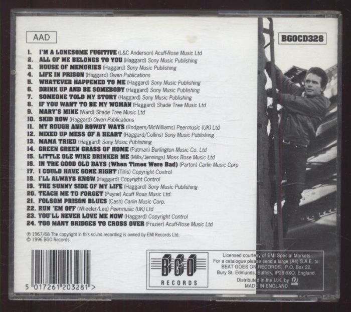 Merle Haggard And The Strangers - I'm A Lonesome Fugitive / Mama Tried (CD)