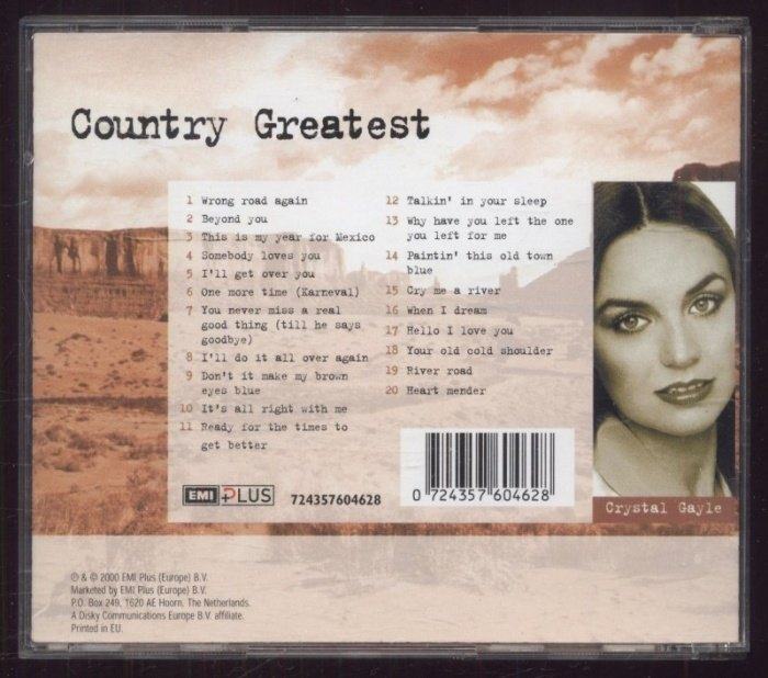 Crystal Gayle - Country Greatest (CD)