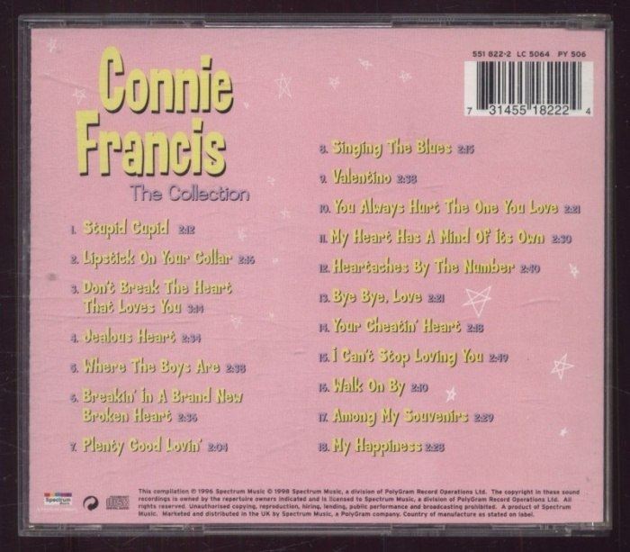 Connie Francis - The Collection (CD)
