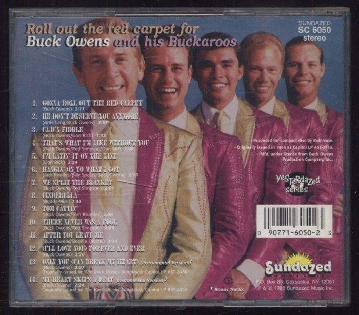 Buck Owens And His Buckaroos - Roll Out The Red Carpet (CD)