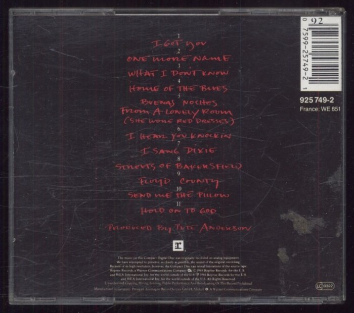 Dwight Yoakam - Buenas Noches From A Lonely Room (CD)