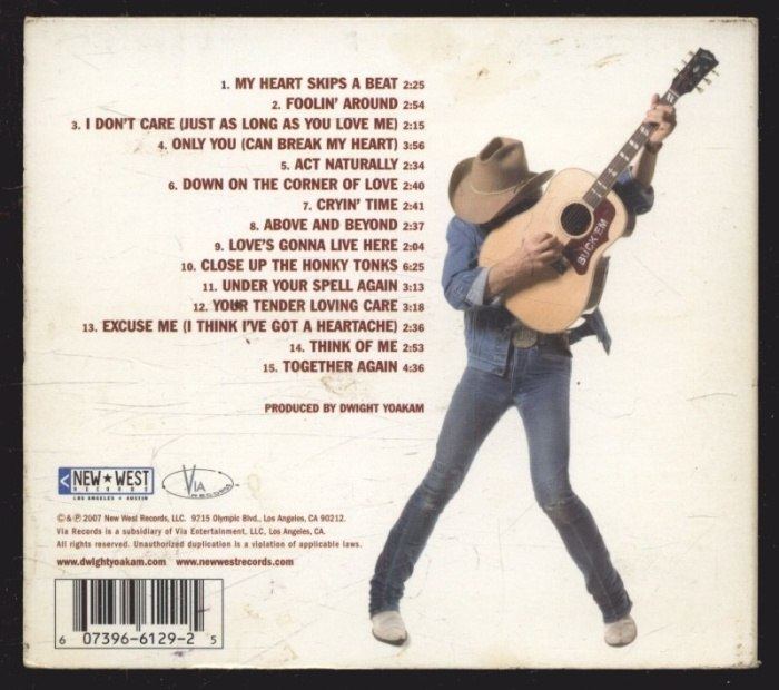 Dwight Yoakam - Dwight Sings Buck (CD)