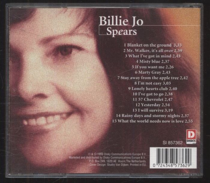 Billie Jo Spears - Billie Jo Spears (CD)