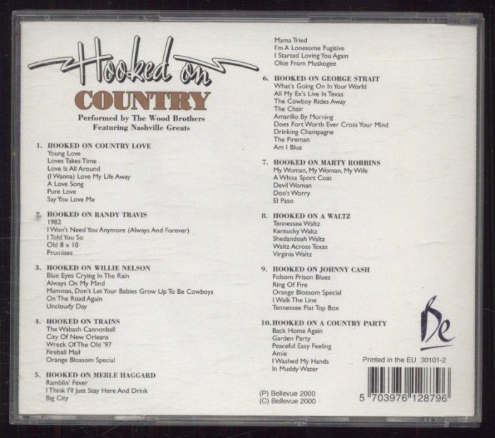 The Wood Brothers - Hooked On Country (58 Non-Stop Country Favourites) (CD)