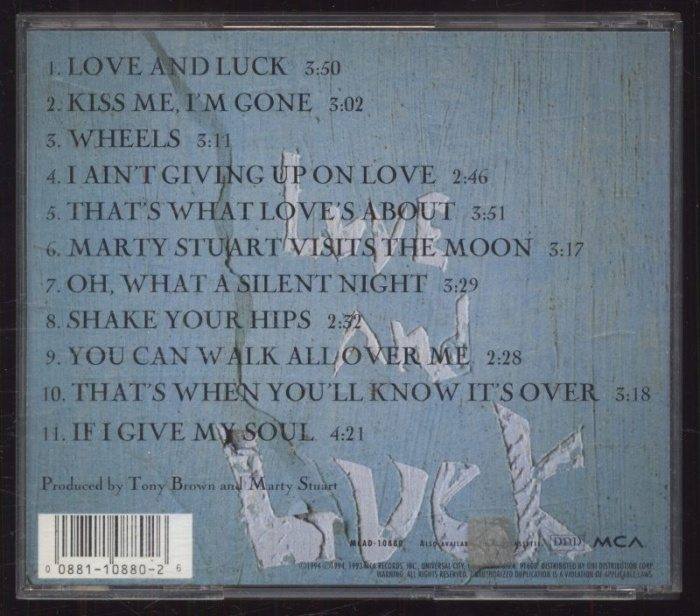Marty Stuart - Love And Luck (CD)