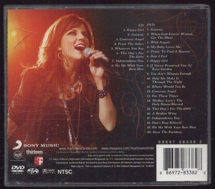 Martina McBride - Live In Concert (CD)
