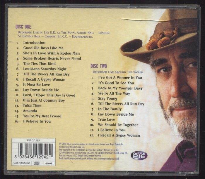 Don Williams - Live (CD)