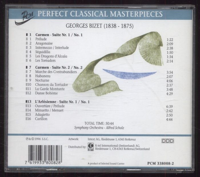 Georges Bizet / Alfred Scholz - Carmen suiten / Suites Nos. 1 & 2 - L'Arlesienne - Suite No.1 (CD)
