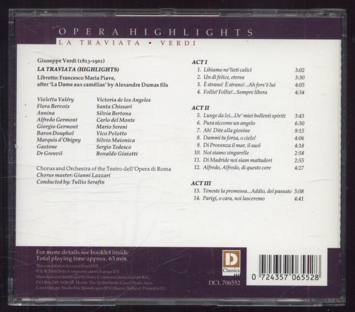 Verdi - La Traviata (CD)